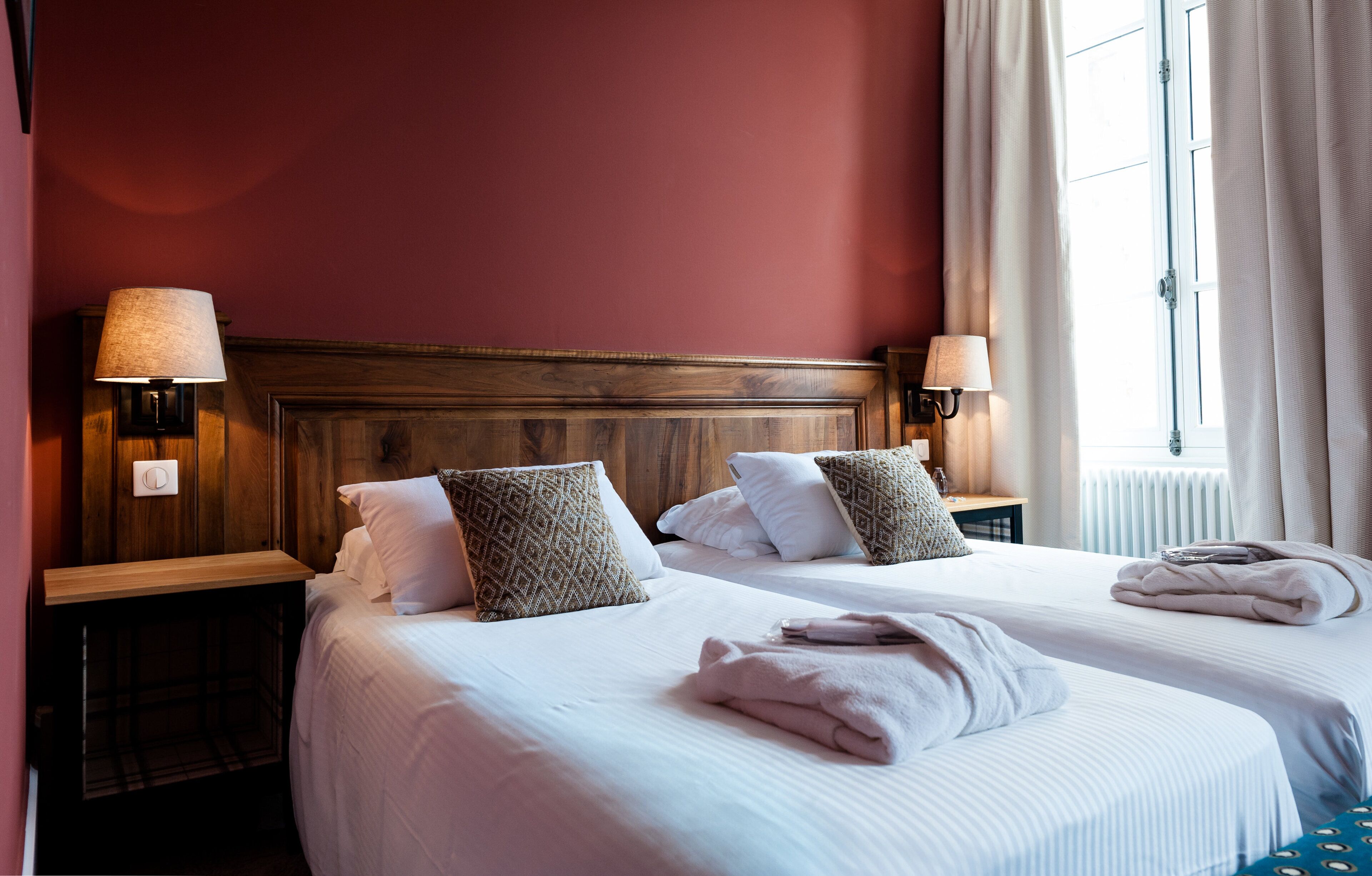 Rideaux occultants, Wi-Fi gratuit, draps fournis