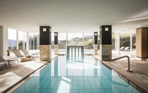 Indoor pool, seasonal outdoor pool