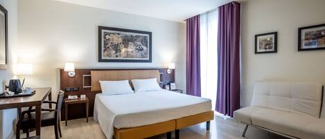 1 chambre, literie de qualité supérieure, couette en duvet d'oie