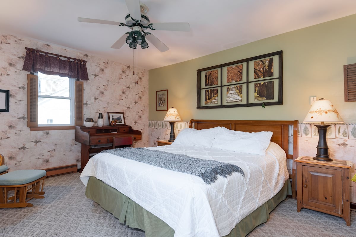 Adirondack Room | Individually decorated, individually furnished, iron/ironing board