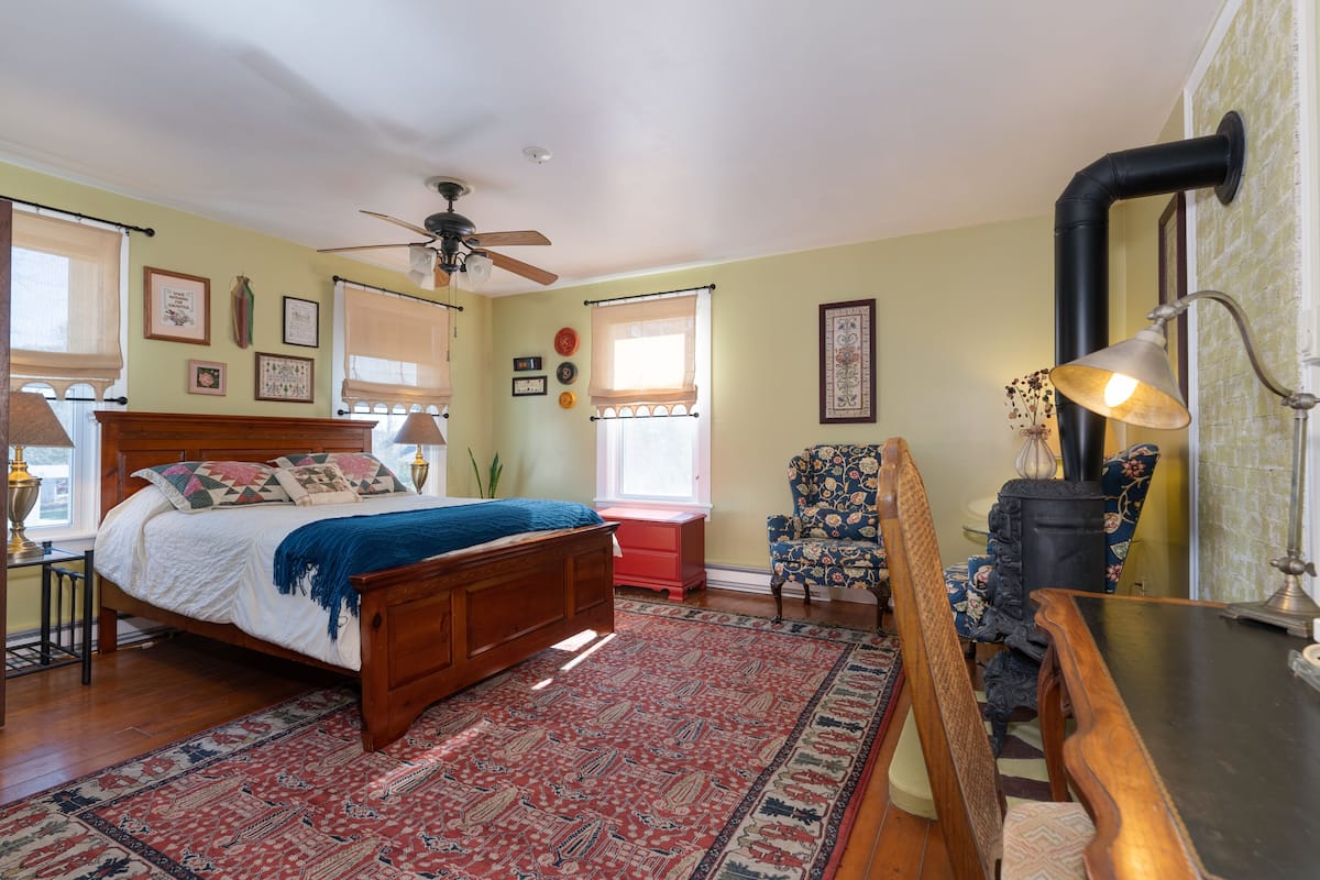 Sewing Room | Individually decorated, individually furnished, iron/ironing board