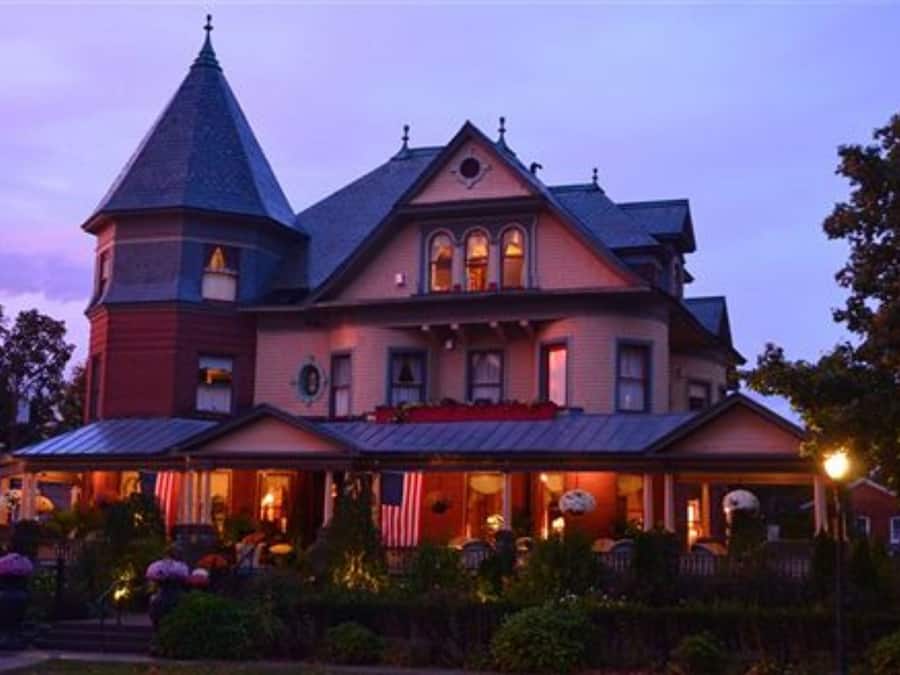 Front of property - evening/night