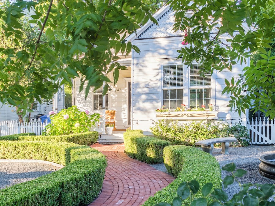 Overnatningsstedets facade