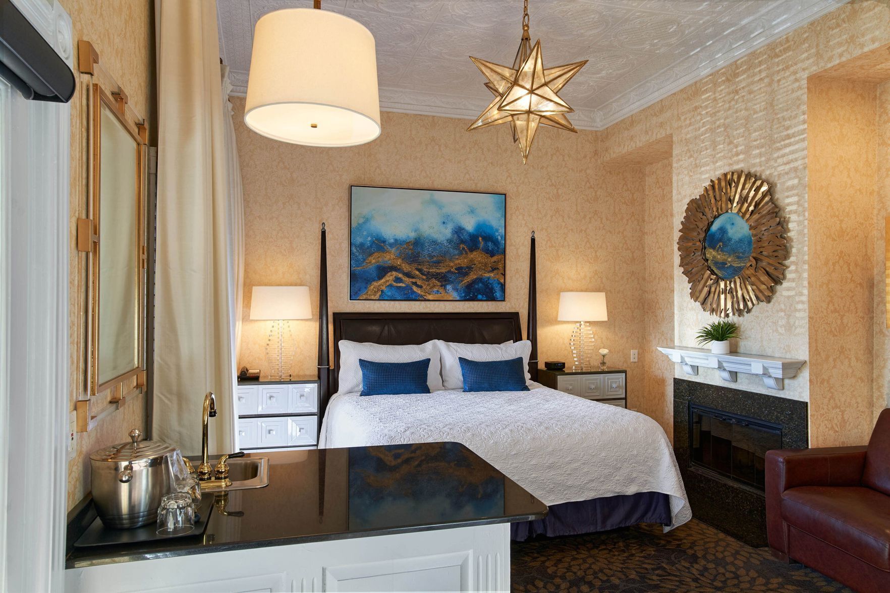 Egyptian cotton sheets, premium bedding, pillowtop beds, in-room safe