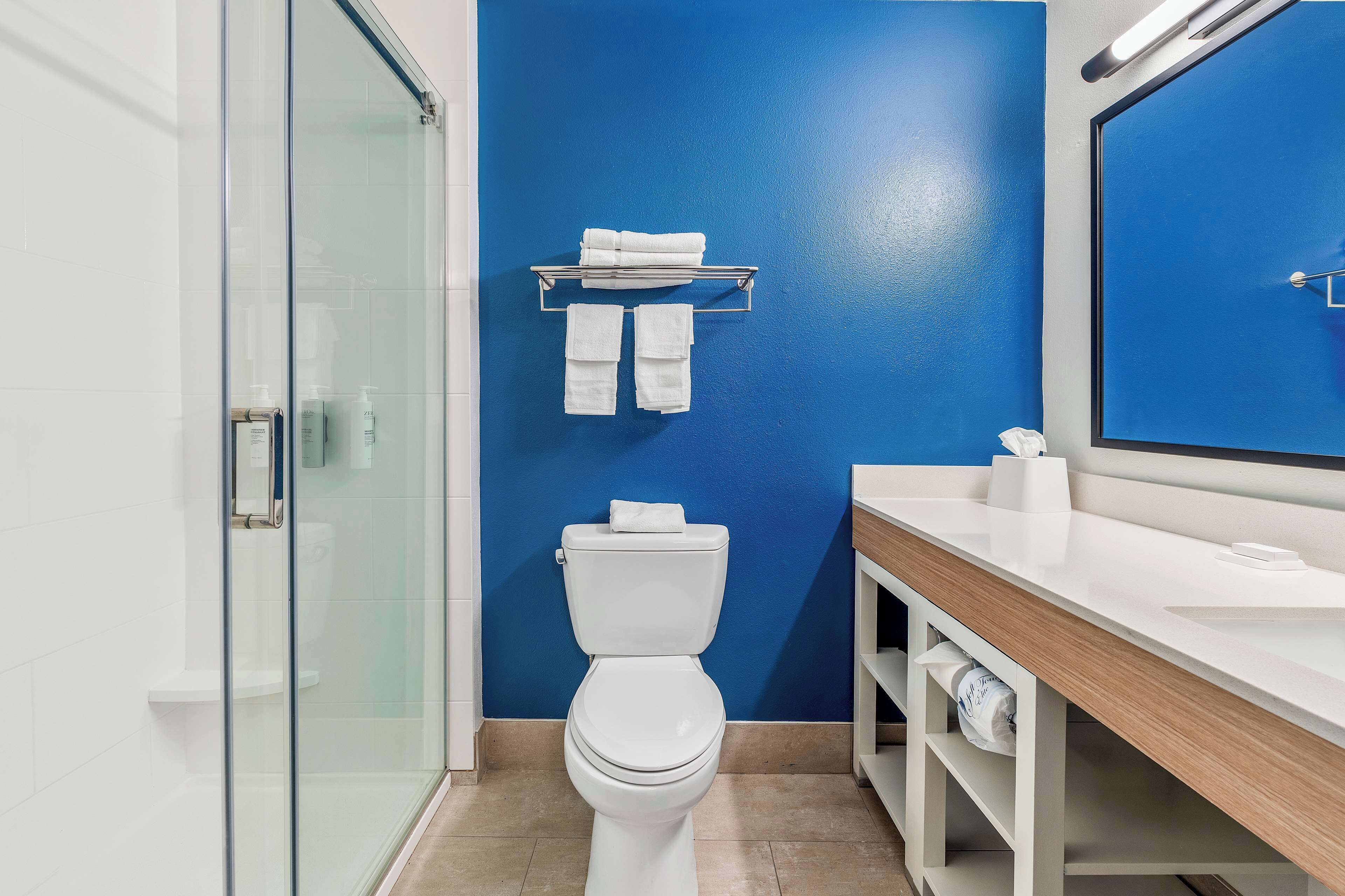 Studio, 1 King Bed | Bathroom shower