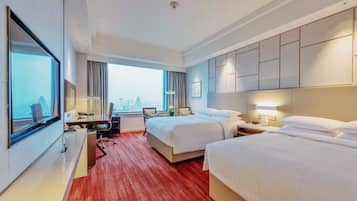 Club Room, 2 Double Beds, City View | View from room