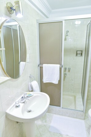 Free toiletries, hair dryer, bidet, towels - Hotel Cecilia (Asunción)