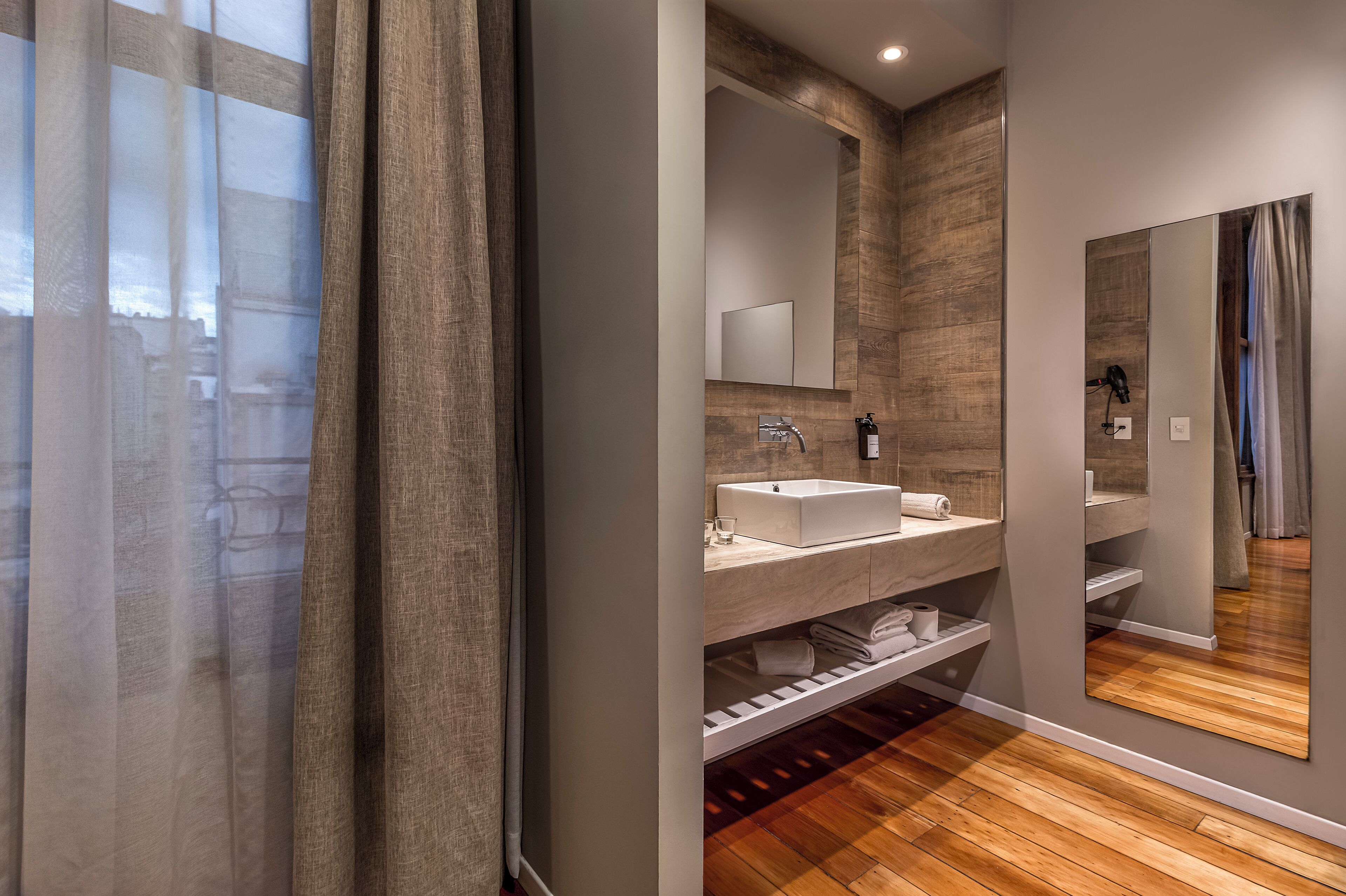 free toiletries, hair dryer, bidet, towels