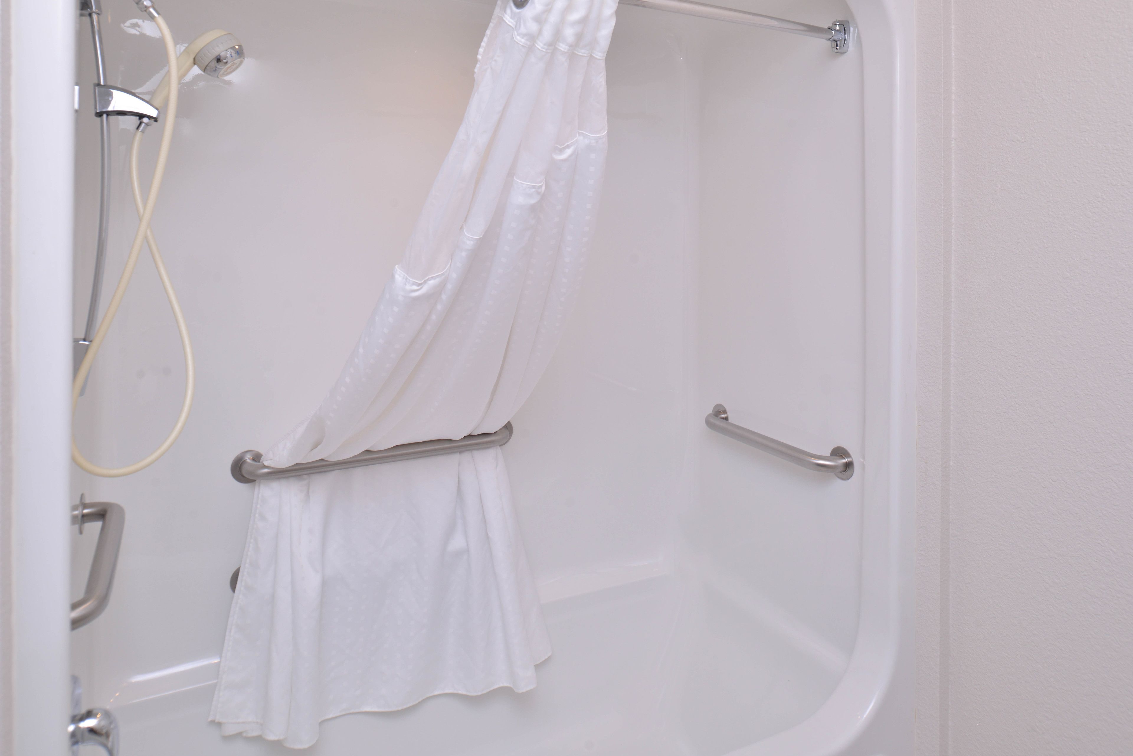 free toiletries, hair dryer, towels