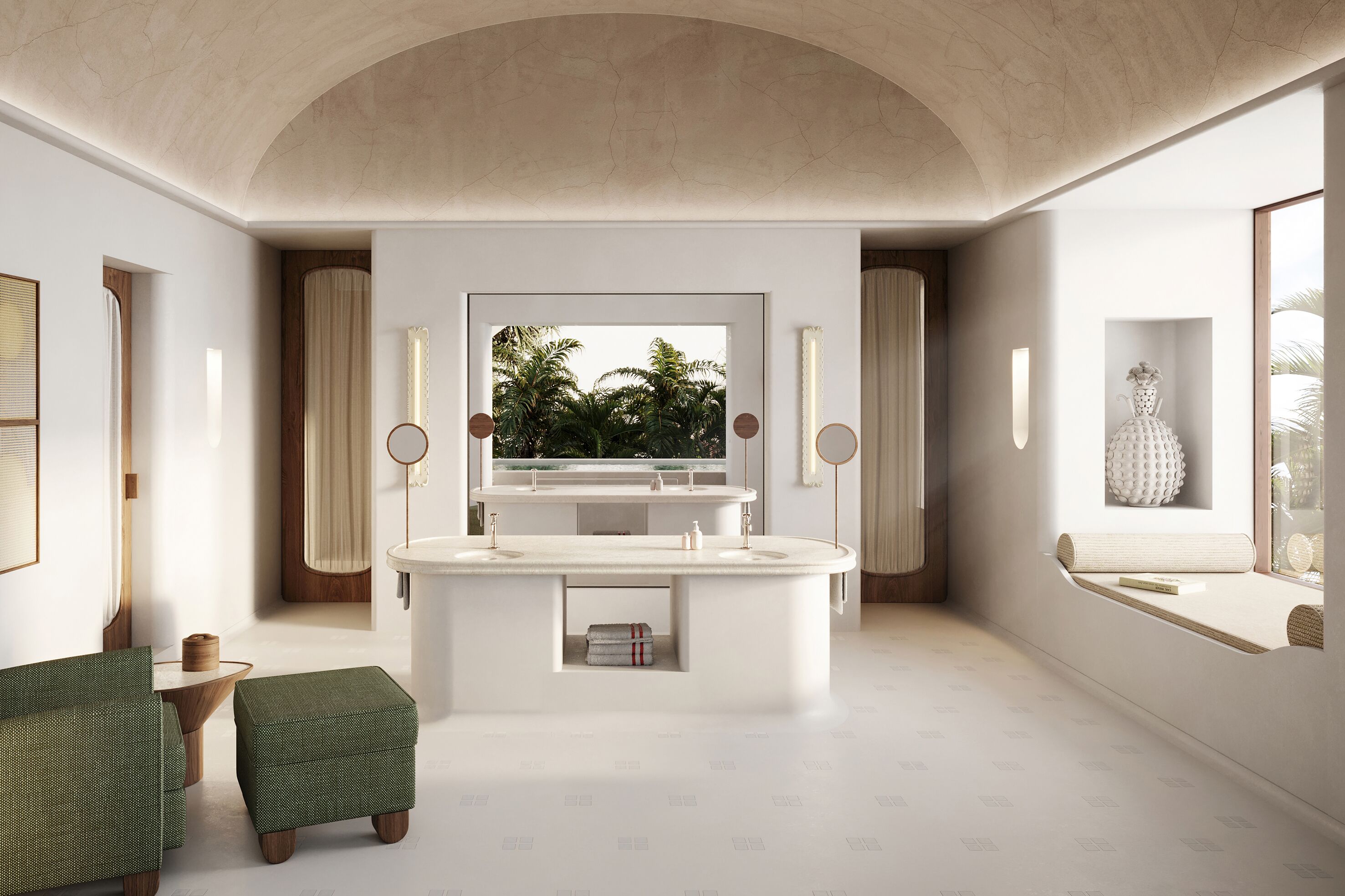 room (the esencia mansion) | bathroom | eco-friendly toiletries, hair dryer, bathrobes, slippers