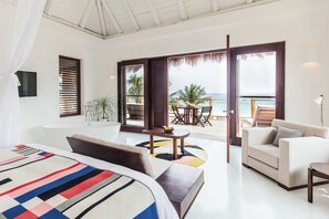 Suite (Master) | Seprai katun Mesir, seprai premium, selimut bulu angsa, dan busa memori
