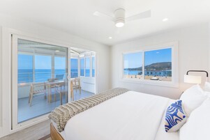 Suite Premium, 1 habitación, balcón, vistas al mar | Ropa de cama de alta calidad, colchones viscoelásticos, caja fuerte