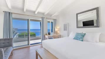 Ocean View King Room | Premium bedding, memory foam beds, in-room safe, iron/ironing board