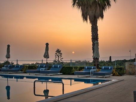 Beach/ocean view. Astra Village Hotel Suites
