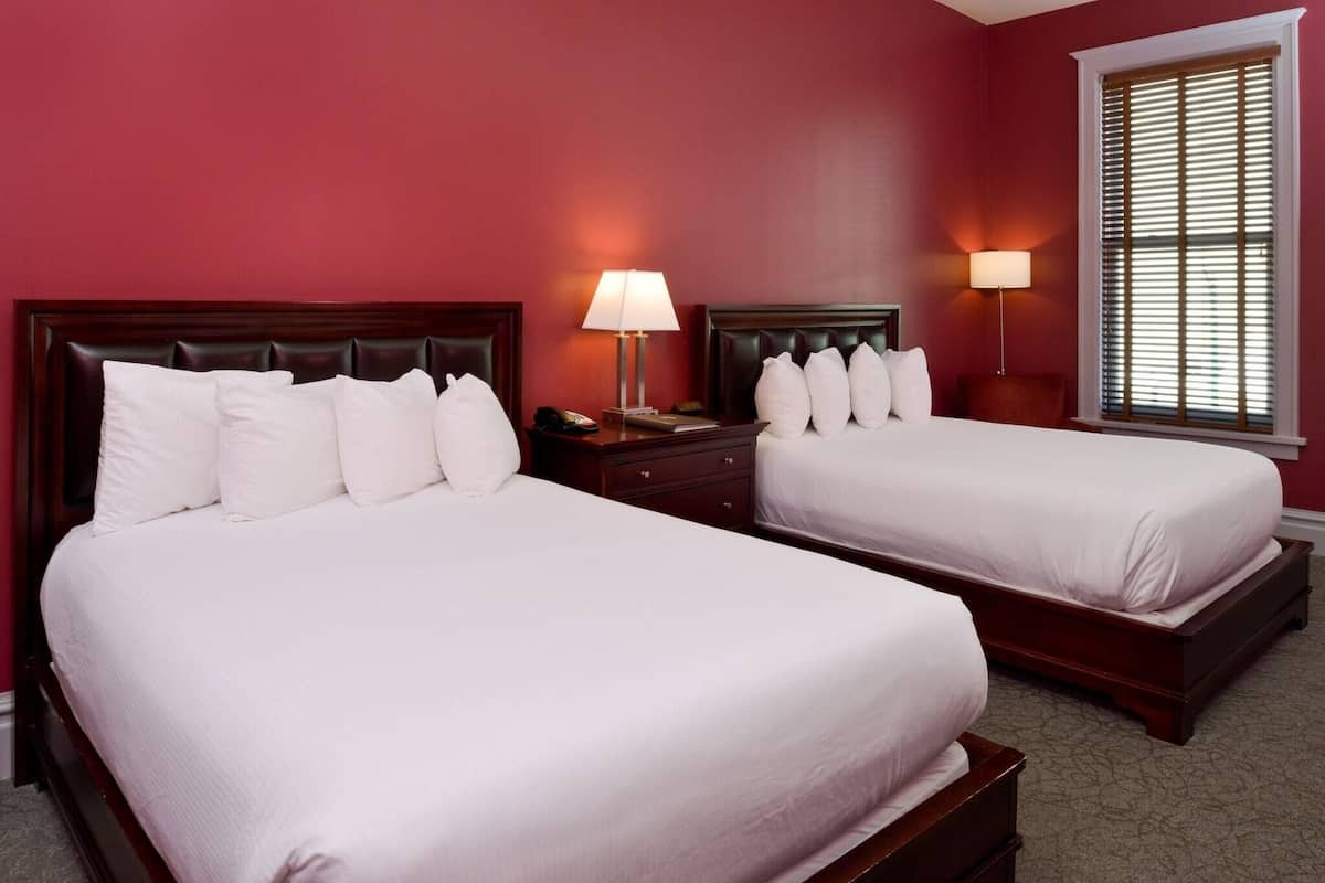 Premium bedding, pillow-top beds, in-room safe, desk