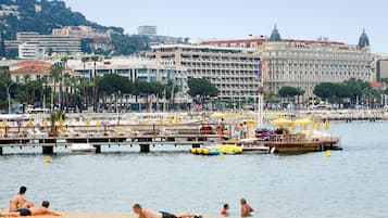 Vlak bij het strand