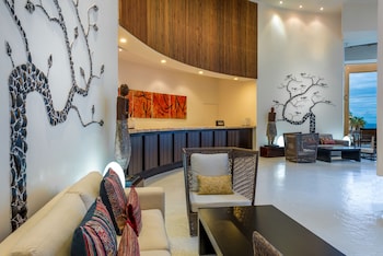 Sitting area in hotel lobby at Pueblo Bonito Pacifica Golf & Spa Resort -All Inclusive-Adult Only