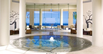 Hotel entrance and lobby at Pueblo Bonito Pacifica Golf & Spa Resort -All Inclusive-Adult Only