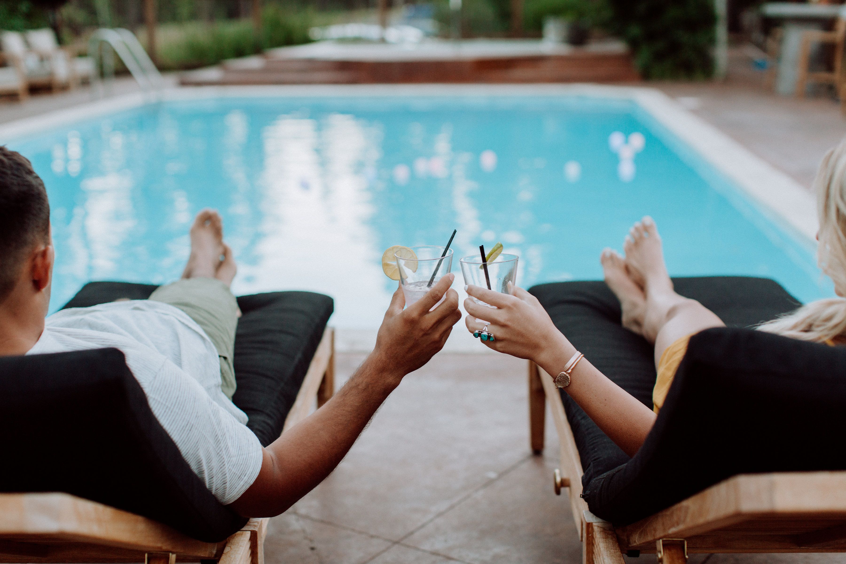 Seasonal outdoor pool