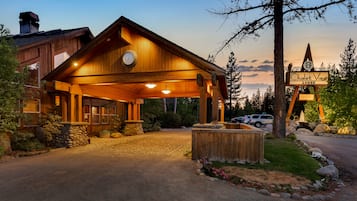 Front of property – evening/night