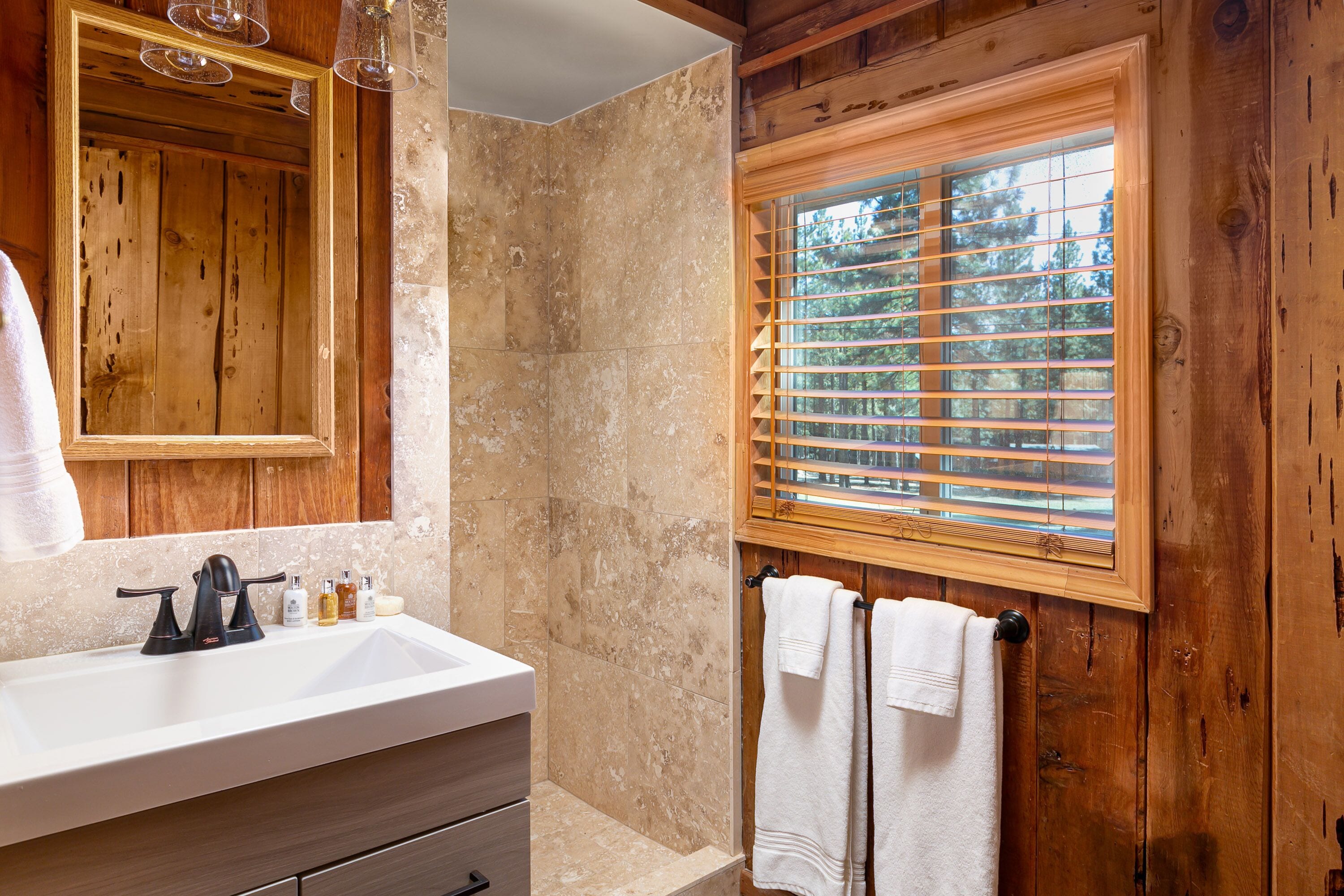 room, multiple beds | bathroom sink