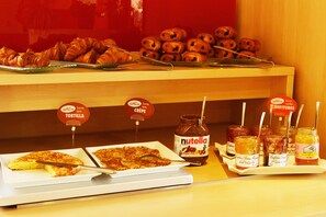 Daily buffet breakfast (EUR 12.90 per person)