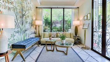 Sitteområde i lobbyen