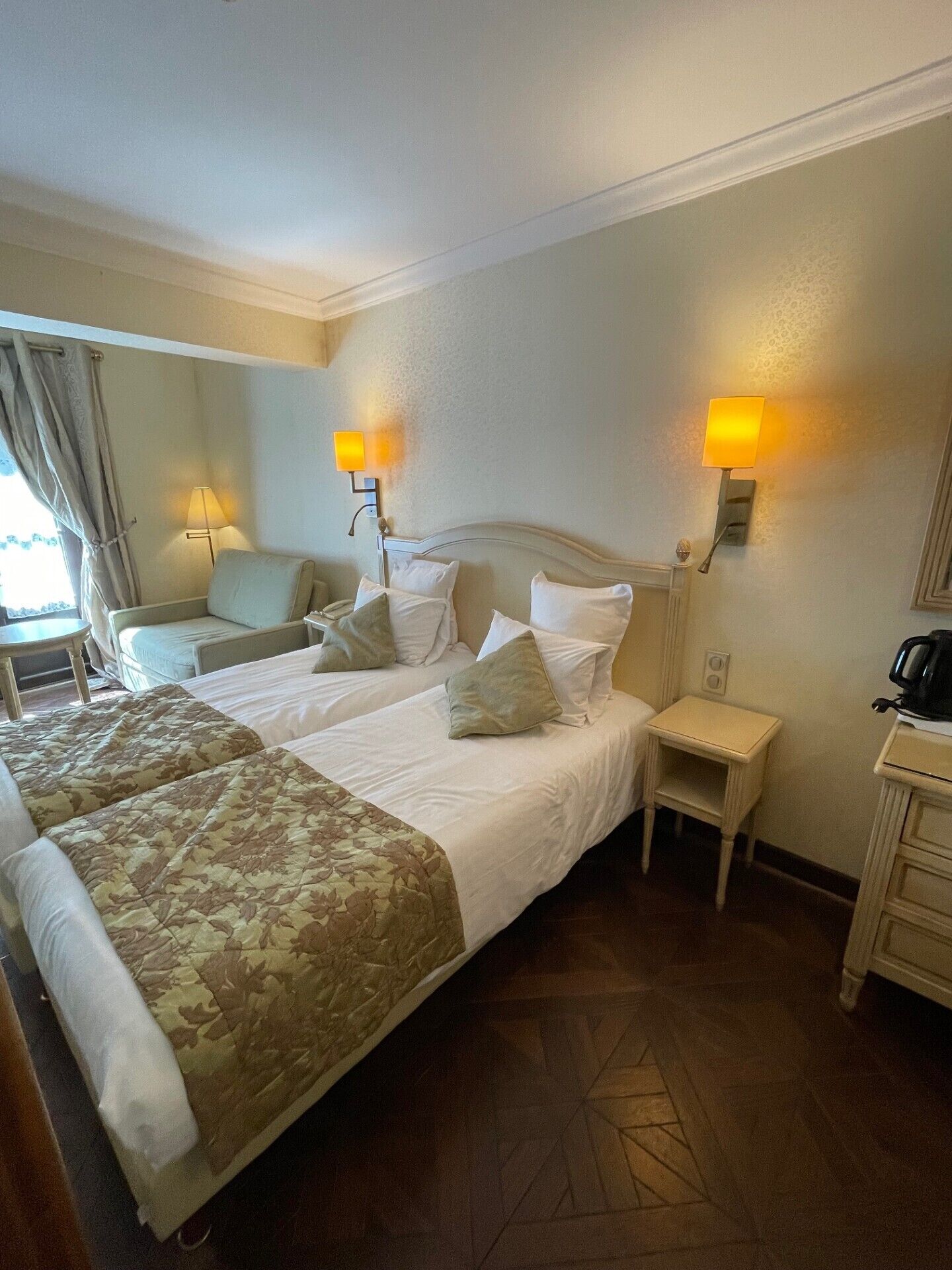 twin room - annex building in the village - accessible by many stairs | premium bedding, minibar, in-room safe, desk