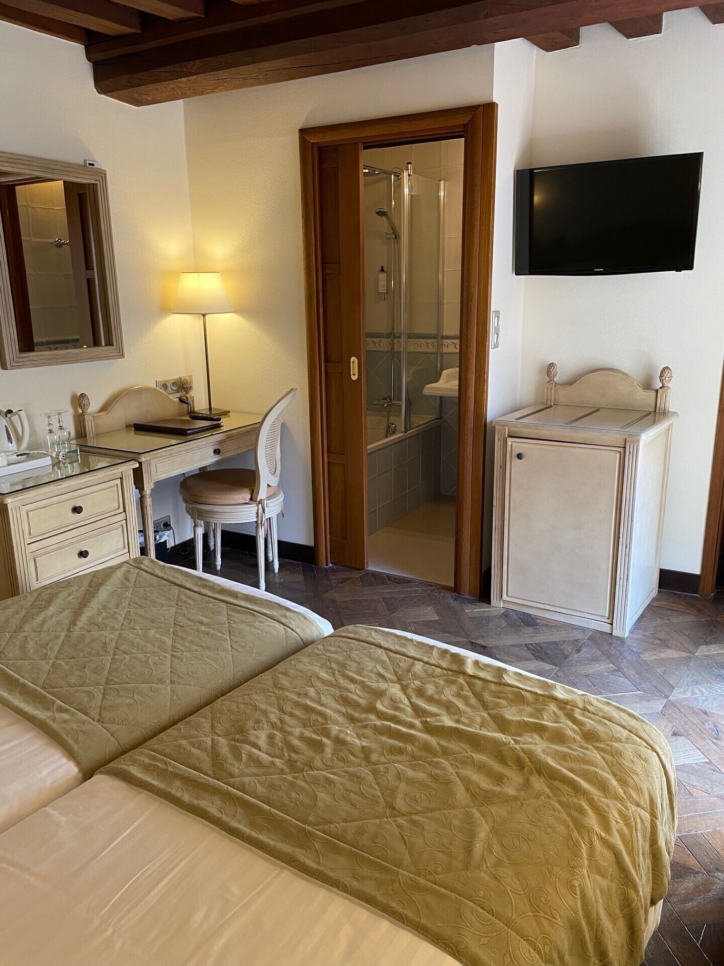 twin room - annex building in the village - accessible by many stairs | premium bedding, minibar, in-room safe, desk