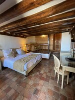 Twin Room - Annex Building in the village - Accessible by many stairs | Premium bedding, minibar, in-room safe, desk