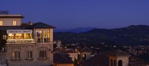 Blick von der Unterkunft