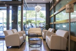 Sala de estar en el lobby