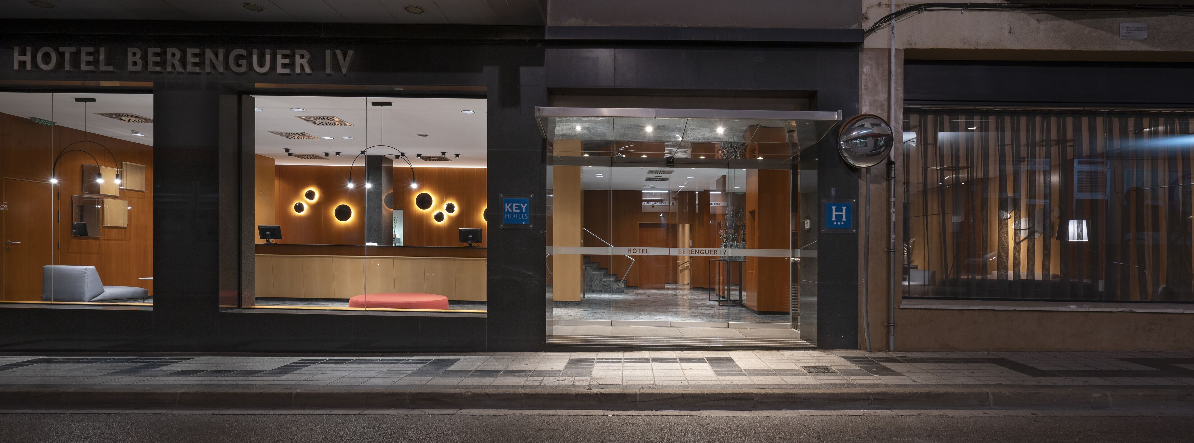 front of property – evening/night