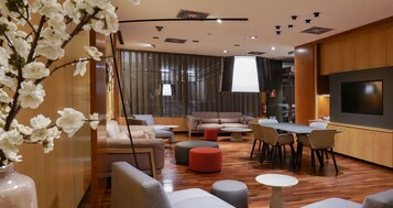 Sala de estar en el lobby