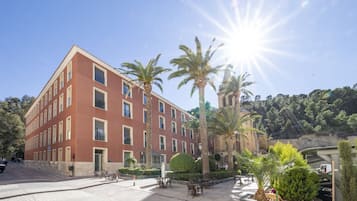 Façana frontal de l'allotjament