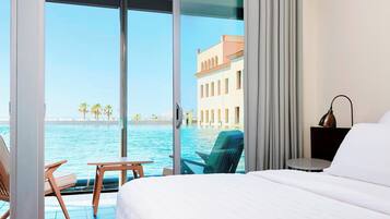 1 habitación, ropa de cama de alta calidad, cubrecamas y minibar