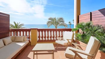 Suite, 1 King Bed, Terrace (Beachfront) | View from room