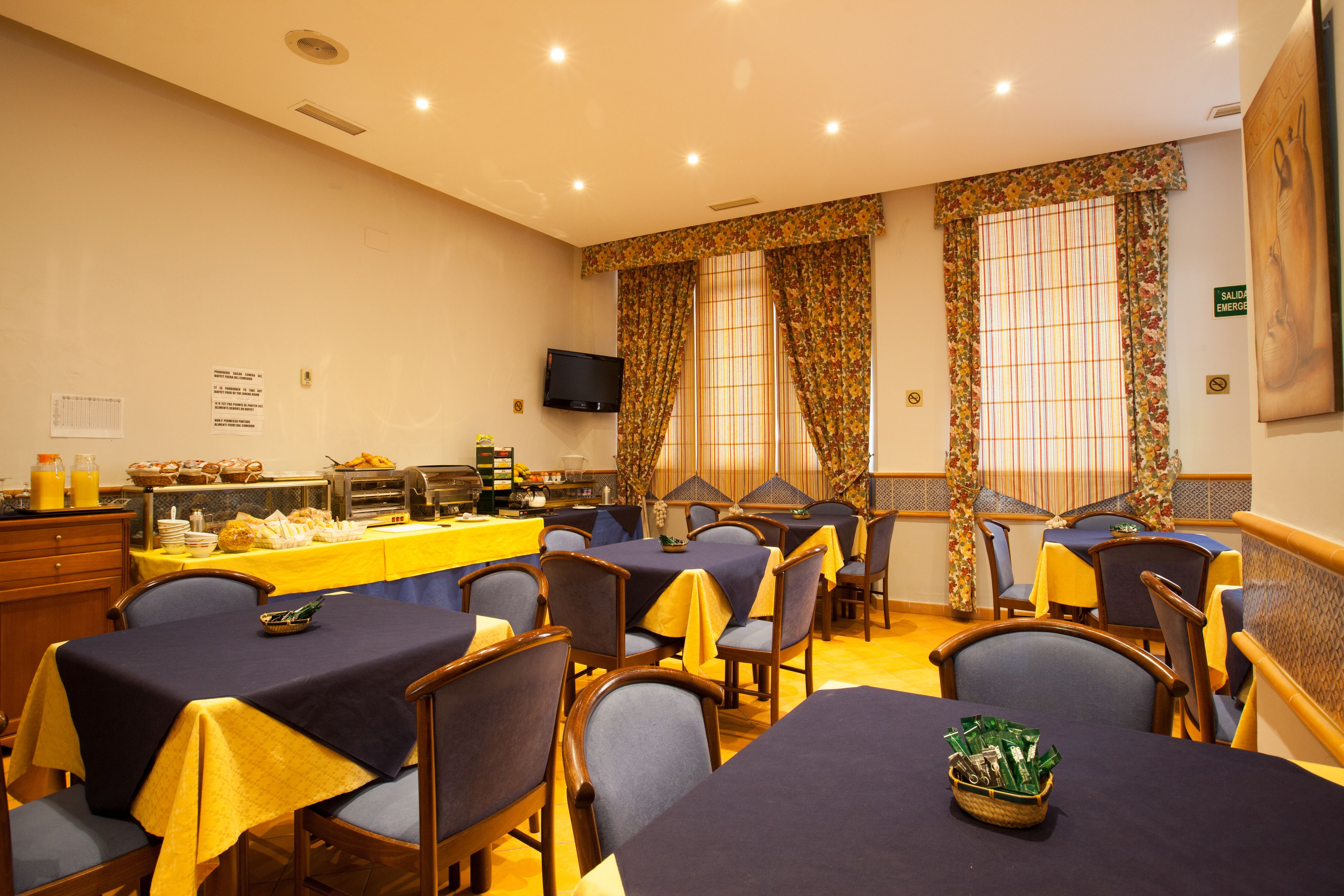 daily buffet breakfast (eur 9.5 per person)