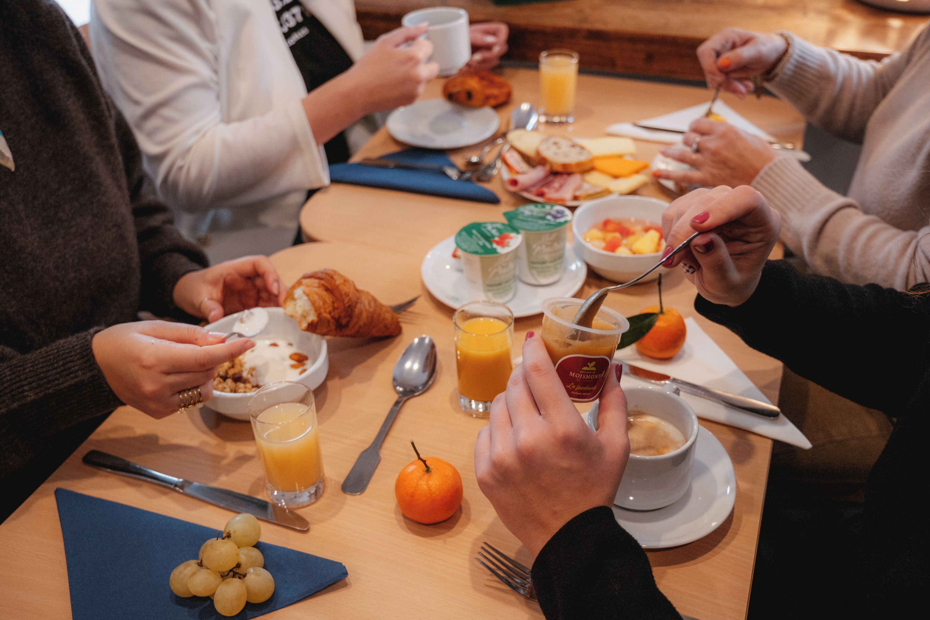 daily buffet breakfast (eur 17 per person)