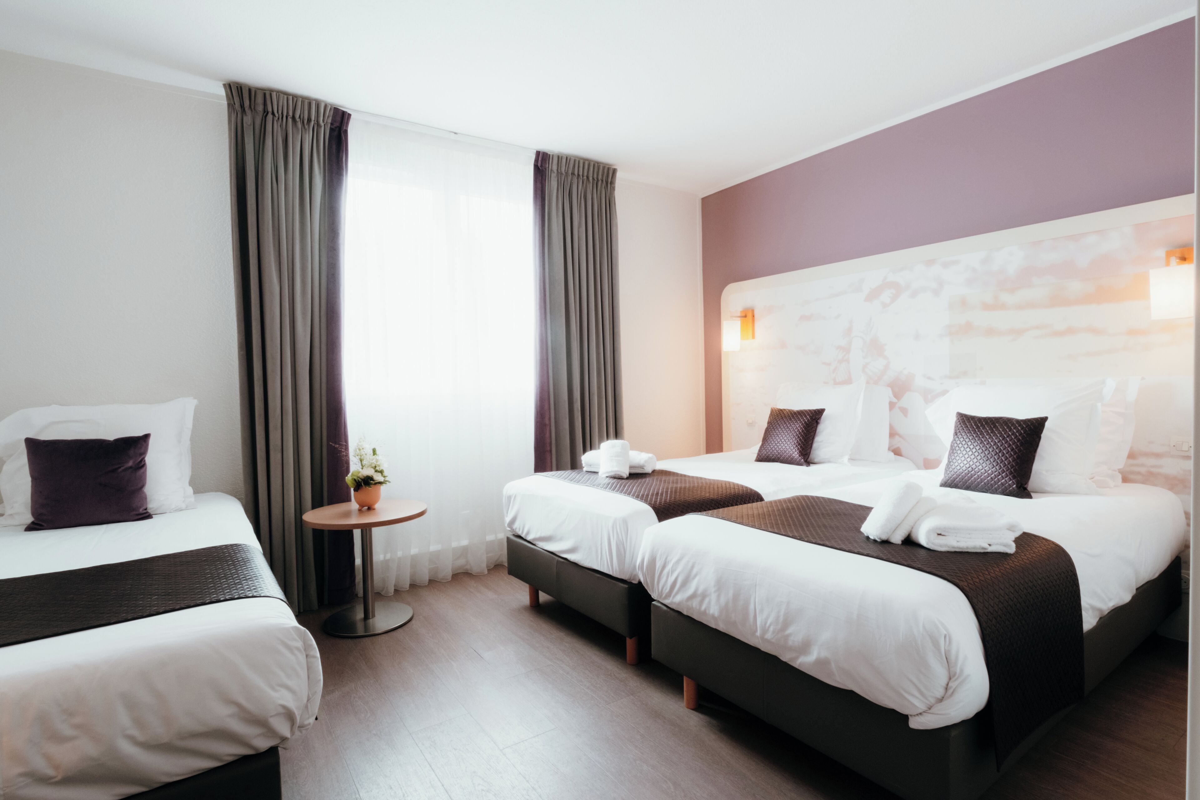 Een kluis op de kamer, een bureau, gratis babybedden, gratis wifi