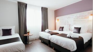 Een kluis op de kamer, een bureau, gratis babybedden, gratis wifi