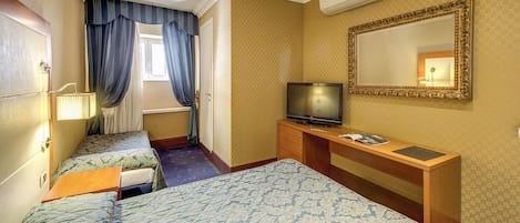 Blackout drapes, iron/ironing board, free WiFi