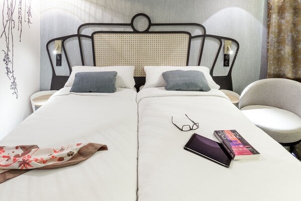 Classic Twin Room, 2 Single Beds | Premium bedding, desk, blackout curtains, soundproofing