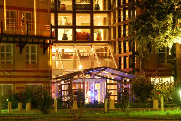 Front of property - evening/night