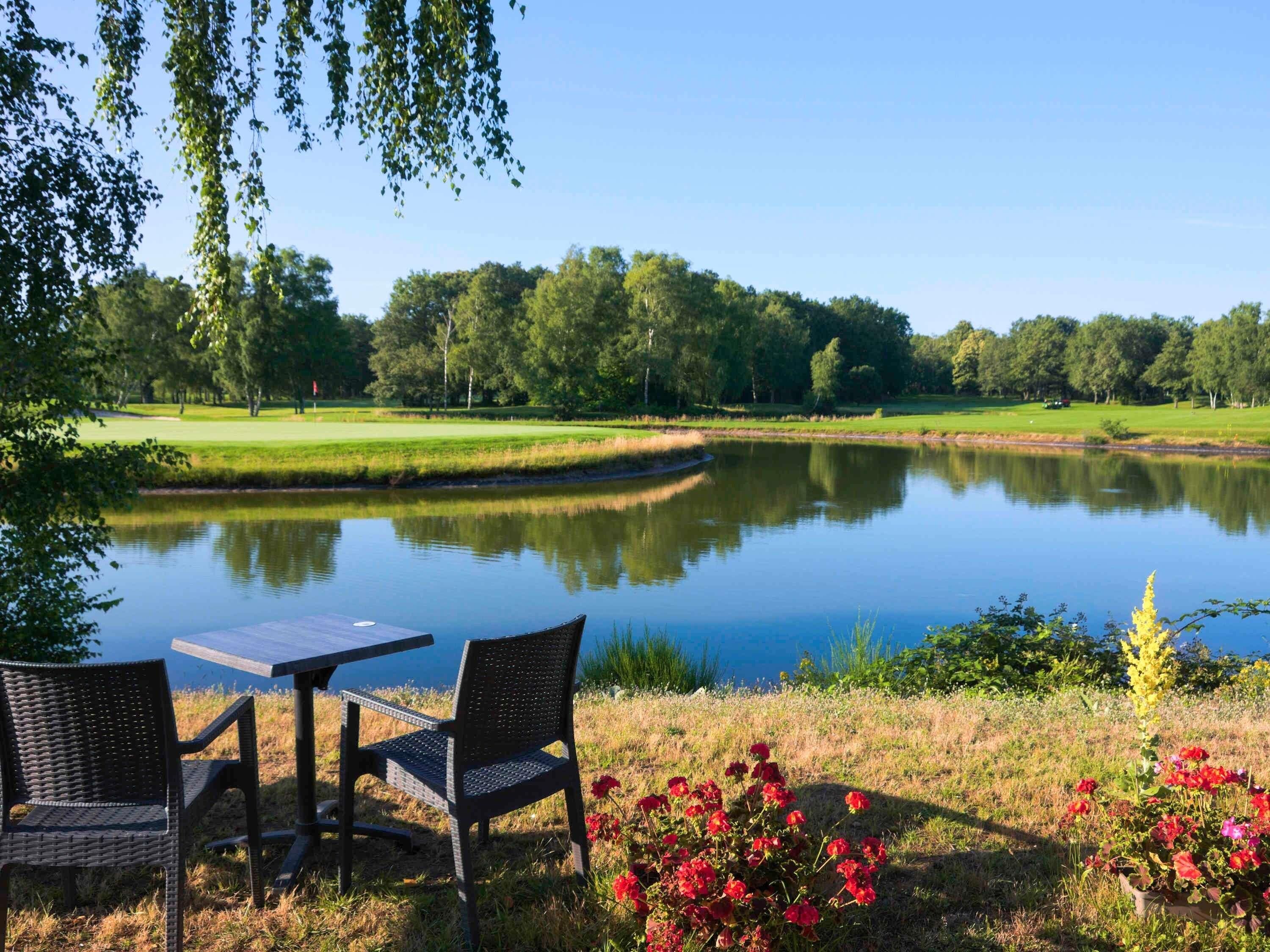 Breakfast, lunch, dinner served; French cuisine, golf course views 