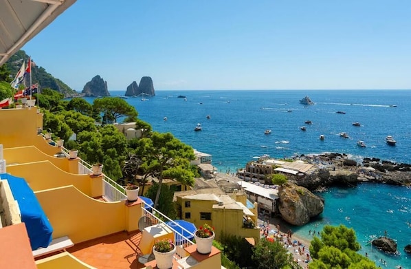 Junior Suite, Sea View | Balcony view