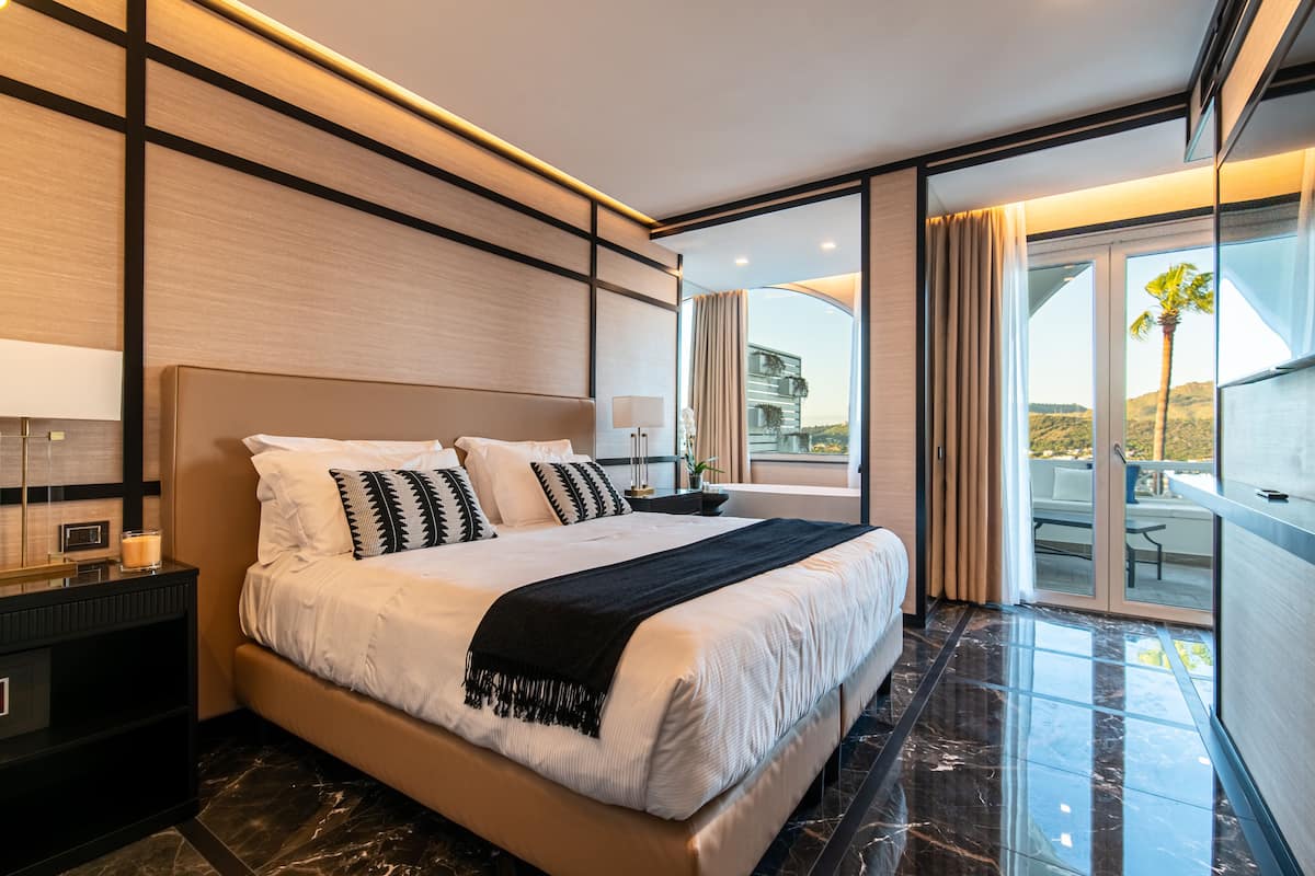 Executive studio suite, bad | 1 slaapkamer, een kluis op de kamer, gratis wifi, beddengoed