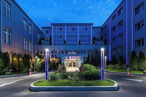 Front of property - evening/night