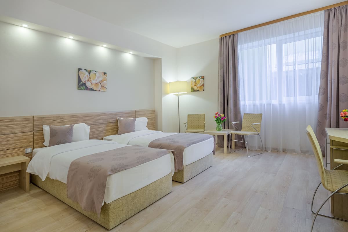 standard twin room breakfast excluded | minibar, in-room safe, desk, blackout curtains