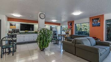 Sala de estar en el lobby